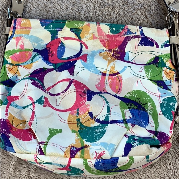 Coach Poppy Signature “C” Hobo Crossbody - Picture 4 of 15